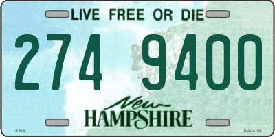 NH license plate 2749400