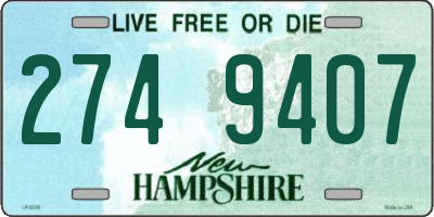 NH license plate 2749407