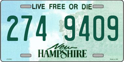 NH license plate 2749409