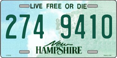NH license plate 2749410
