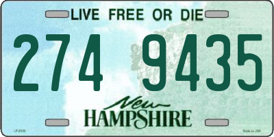 NH license plate 2749435