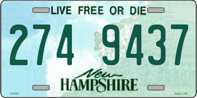 NH license plate 2749437