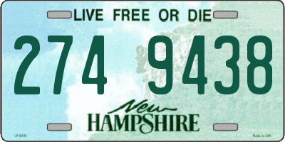 NH license plate 2749438