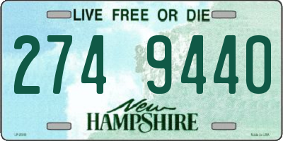 NH license plate 2749440