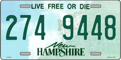 NH license plate 2749448