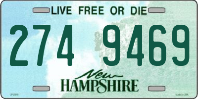 NH license plate 2749469