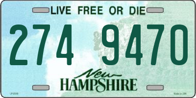 NH license plate 2749470
