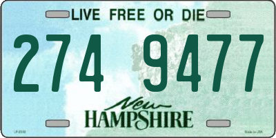 NH license plate 2749477