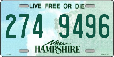 NH license plate 2749496