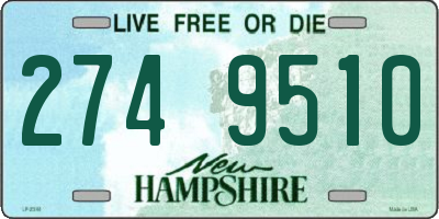 NH license plate 2749510