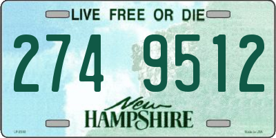 NH license plate 2749512