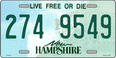 NH license plate 2749549