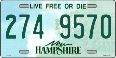NH license plate 2749570