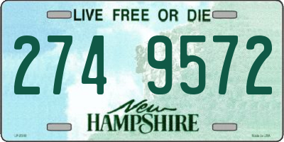 NH license plate 2749572