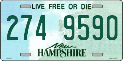 NH license plate 2749590