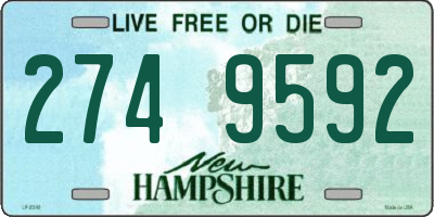 NH license plate 2749592