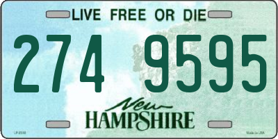 NH license plate 2749595