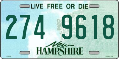 NH license plate 2749618