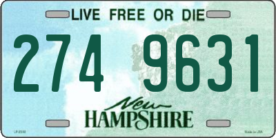 NH license plate 2749631