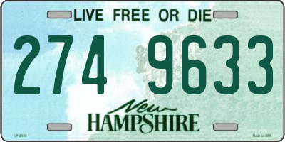 NH license plate 2749633