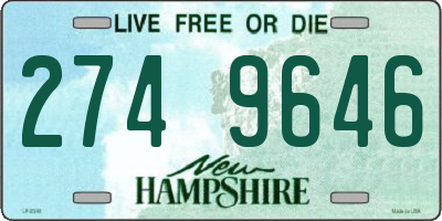 NH license plate 2749646
