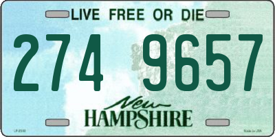NH license plate 2749657