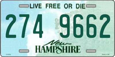 NH license plate 2749662