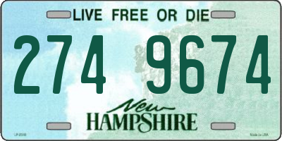 NH license plate 2749674
