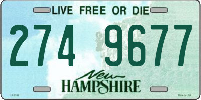 NH license plate 2749677