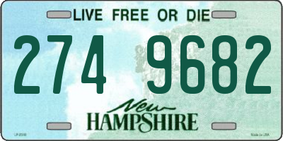 NH license plate 2749682