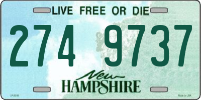 NH license plate 2749737