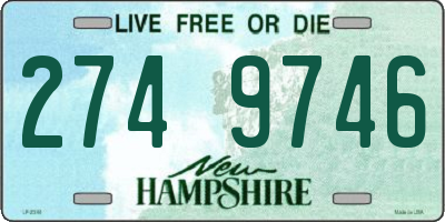 NH license plate 2749746