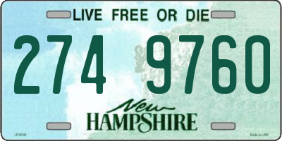 NH license plate 2749760