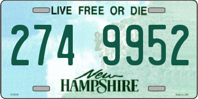 NH license plate 2749952