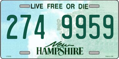 NH license plate 2749959