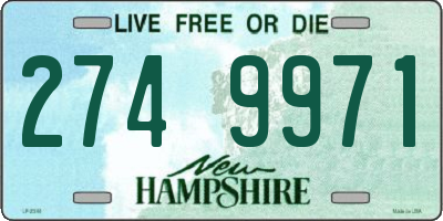 NH license plate 2749971