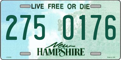 NH license plate 2750176