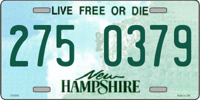 NH license plate 2750379