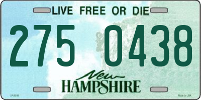 NH license plate 2750438