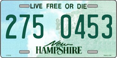 NH license plate 2750453