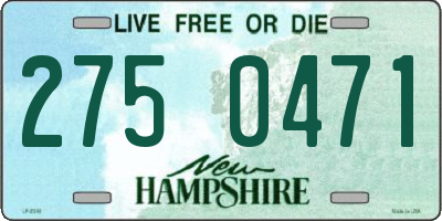 NH license plate 2750471