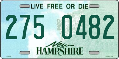 NH license plate 2750482