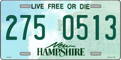 NH license plate 2750513
