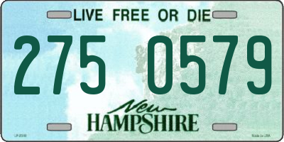 NH license plate 2750579