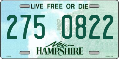 NH license plate 2750822