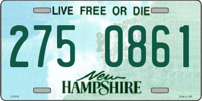 NH license plate 2750861