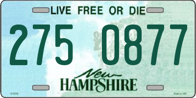 NH license plate 2750877