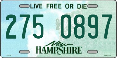 NH license plate 2750897