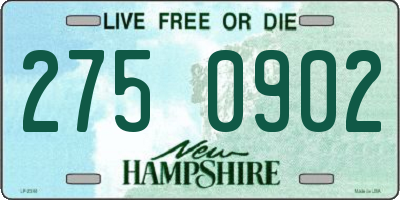 NH license plate 2750902