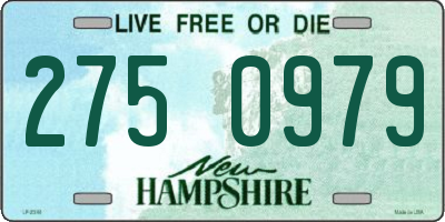 NH license plate 2750979